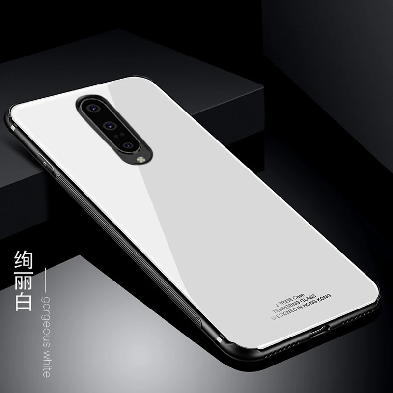 YUETUO стекло бронированный телефон назад etui, coque, чехол, чехол для one plus 7 pro 6 6 t 5 t 6 t 5 t для oneplus 7 аксессуары