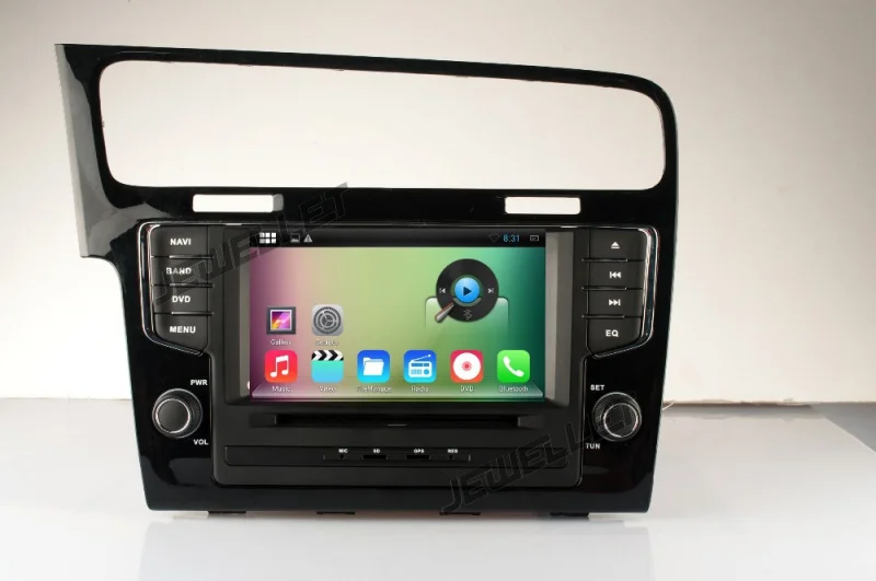 Четырехъядерный 1024*600 HD экран Android 9,0 автомобильный DVD gps Радио Навигация для VW Golf 7- с 4G/Wifi DVR OBD 1080P
