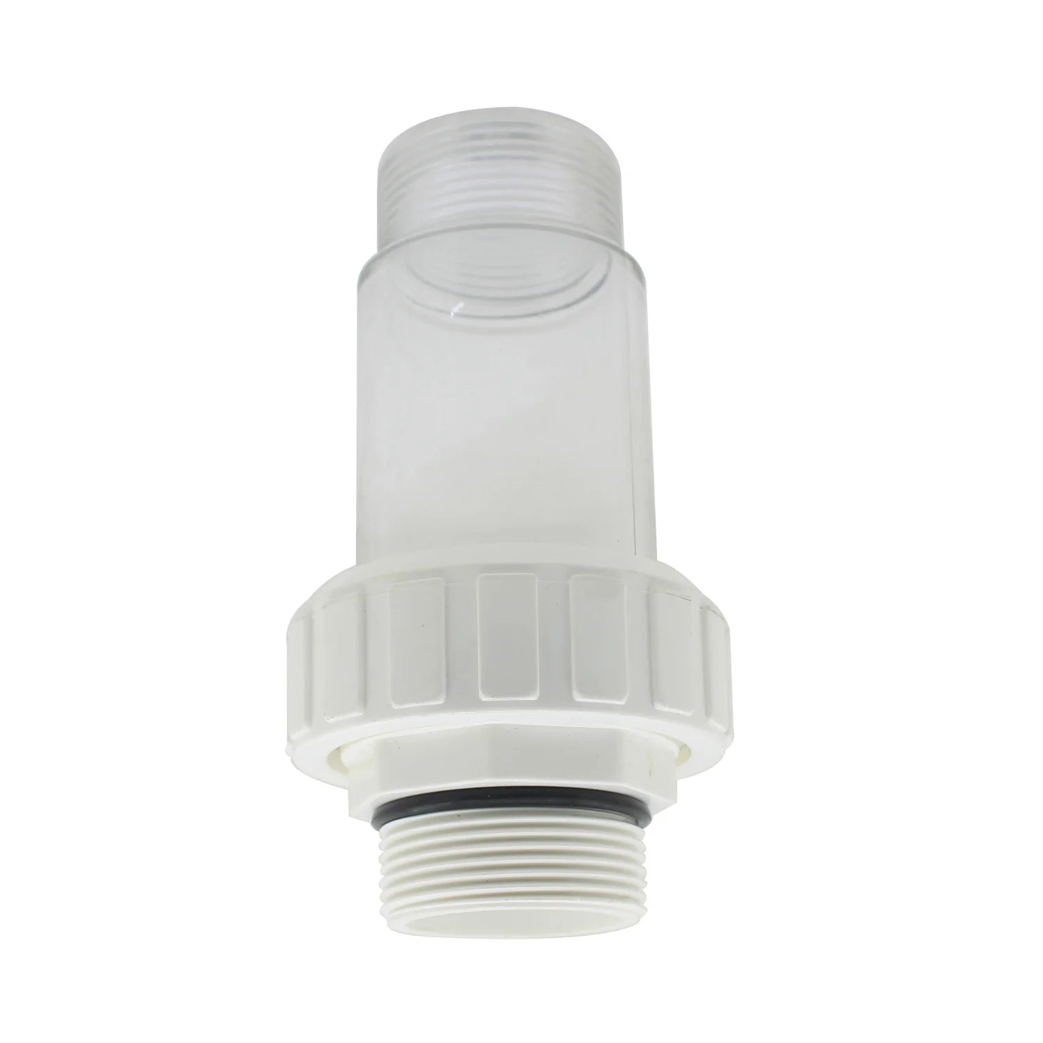 pool sand tank transparent union observation window pipe diameter 50 backwash sight glass for Swimming