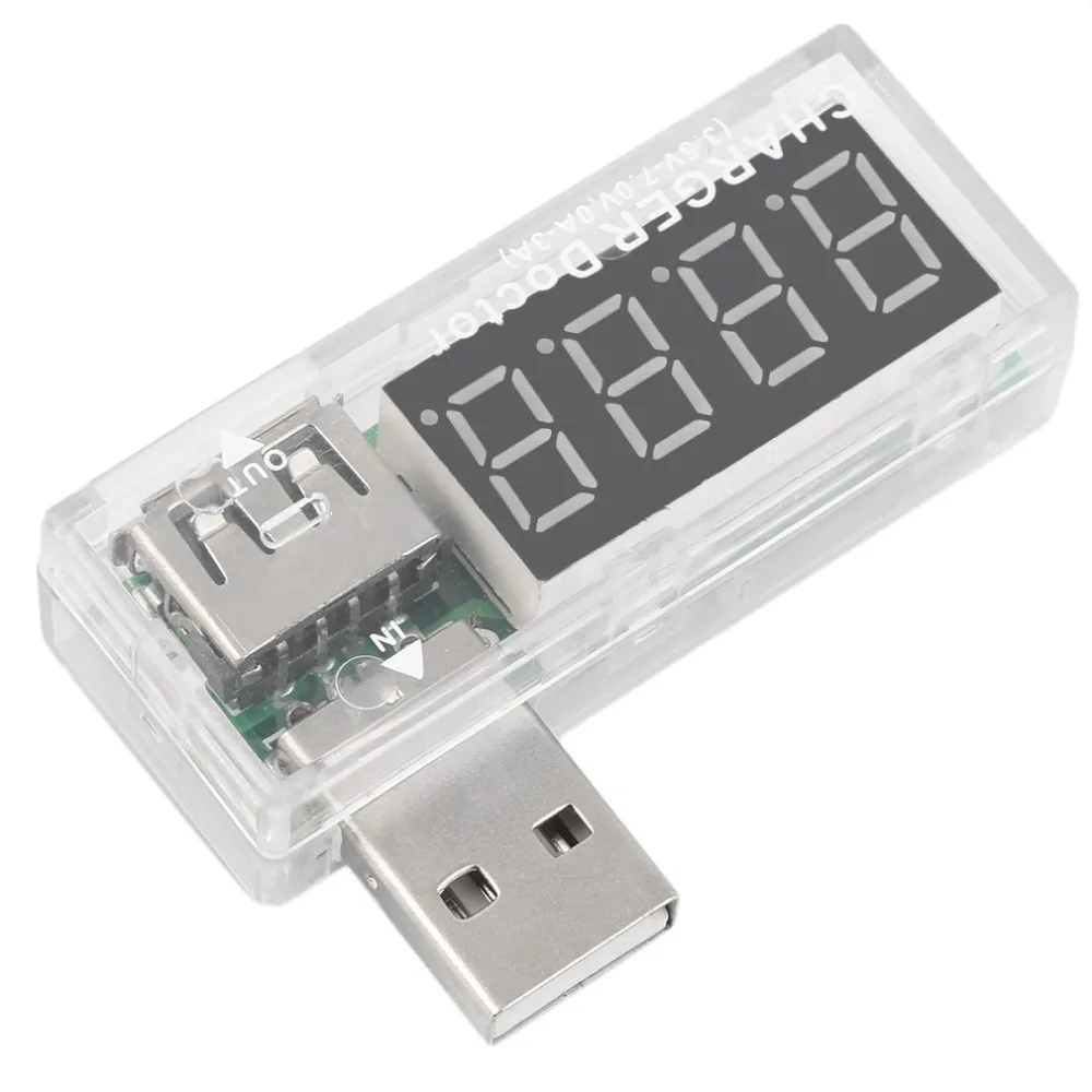 3,5-7,0 V 0-3A USB зарядное устройство Доктор тестер аккумулятора телефона детектор мощности Измеритель Напряжения тока