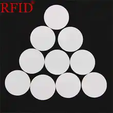 S50 1K 13,56 МГц чип 25 мм водонепроницаемый влагостойкий монеты IC карты метки RFID ISO14443A NFC Брелок контроль доступа Быстрая 100