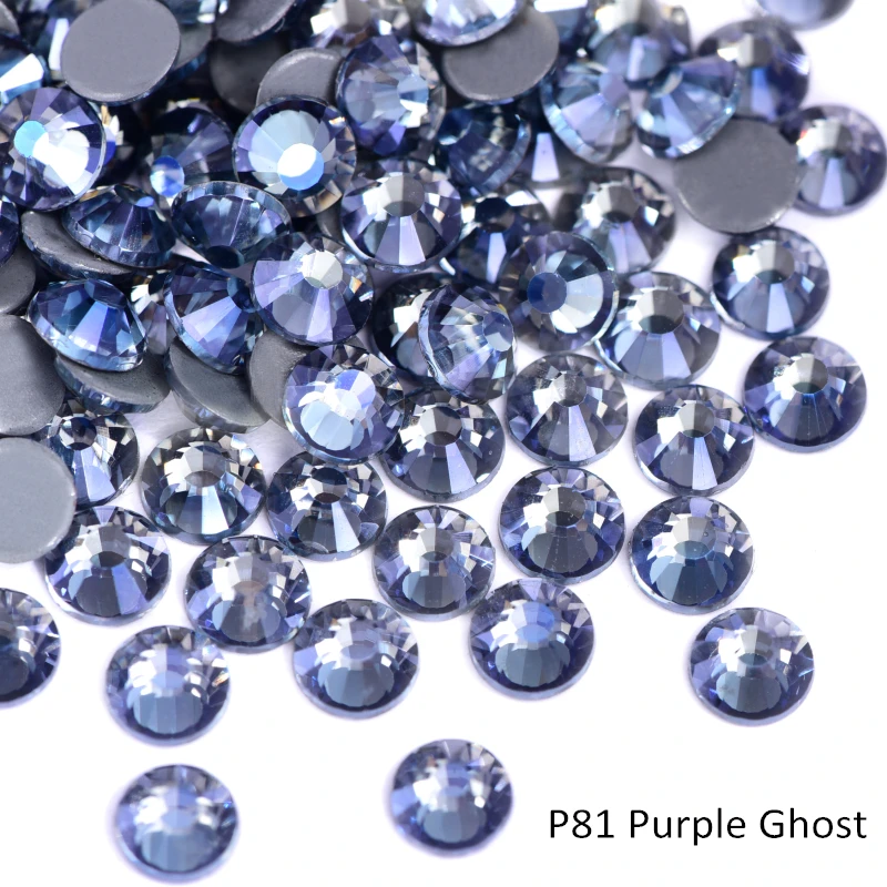 P81 Purple Ghost Oleeya Better DMC hot fix rhinestones