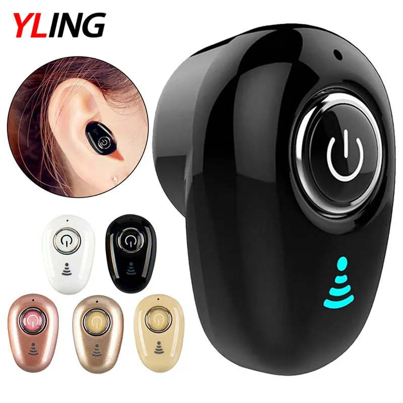 

S650 mini bluetooth headset wireless in-ear invisible earbuds hands-free stereo headset with microphone for iPhone Huawei Xiaomi