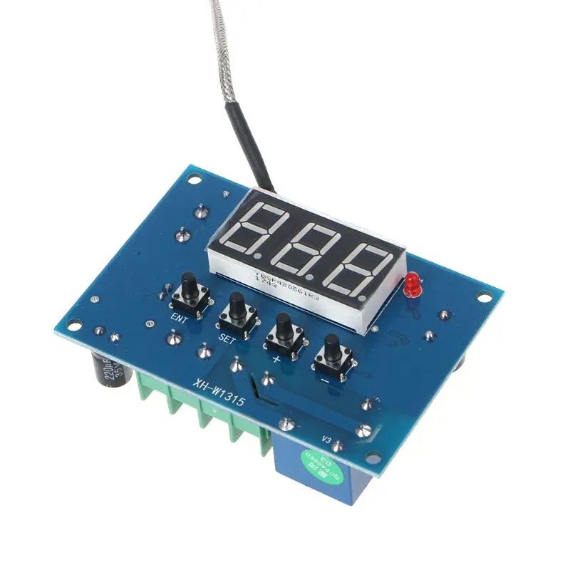 2019 Лидер продаж! Цифровой термостат k-типа модуль переменного тока 220 V/DC 12 V/24 V температуре не выше 30 градусов Цельсия до + 999 градусов по