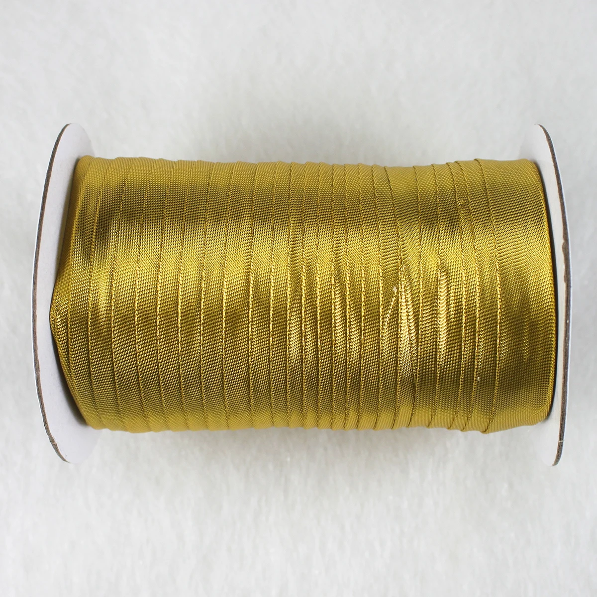 Satin Ribbons Ribbon Supplies Polyester 5/8"(15mm) Gold And Silver Satin Bias Tape Bias Binding For DIY Garment Sewing And Trimming 100yard/roll