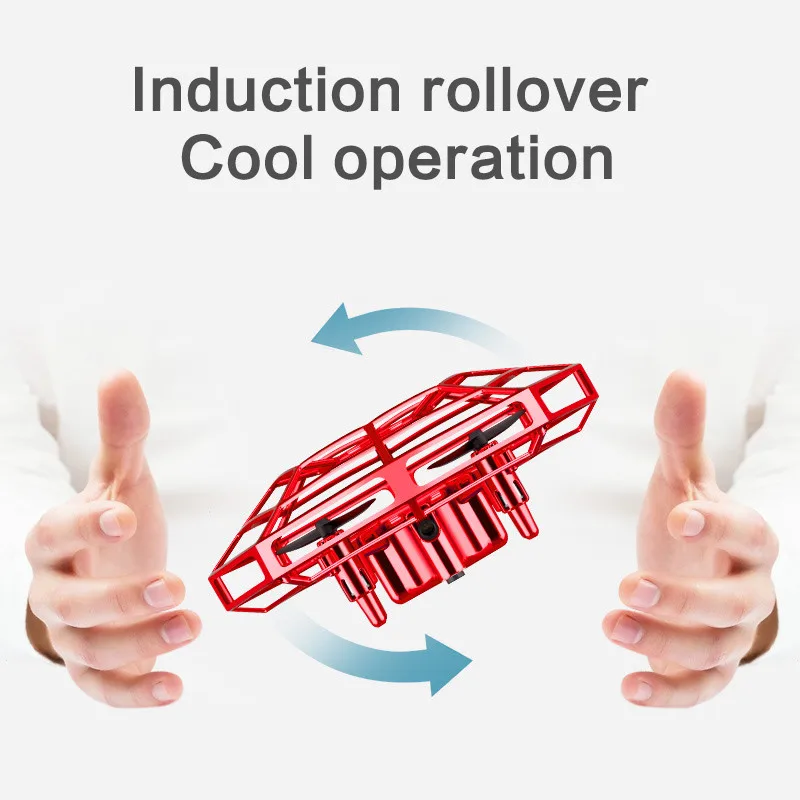 4DRC V3 Mini Drone UFO Toys Infrared Sensing Control Hand Flying Aircraft Quadcopter Infraed RC Helicopter Kid Toy