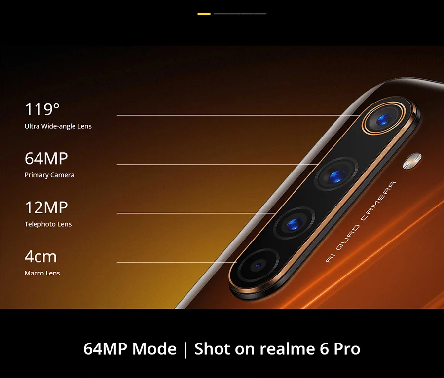 Realme  8GB RAM 128GB ROM SmartPhone Realme 6 Pro Mobile Phone Snapdragon 720G 90Hz Display 30W Flash Charge 4300mAh