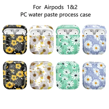 

Luxury Earphone Case For Airpods Case Marble Flower Case Protective Cover For Apple Air pods 2 Accessories Hard PC Charging Box