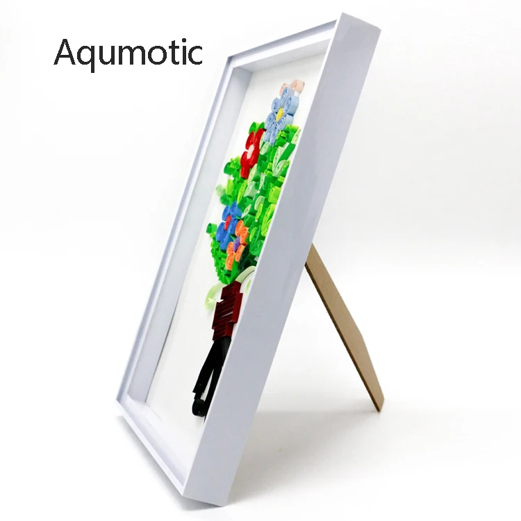 Aqumotic 3d рамка для фотографий 1 шт. образец рамка дисплей коробка ремесла художественная модель рамка номерного знака без плавающего коллажа Suppice
