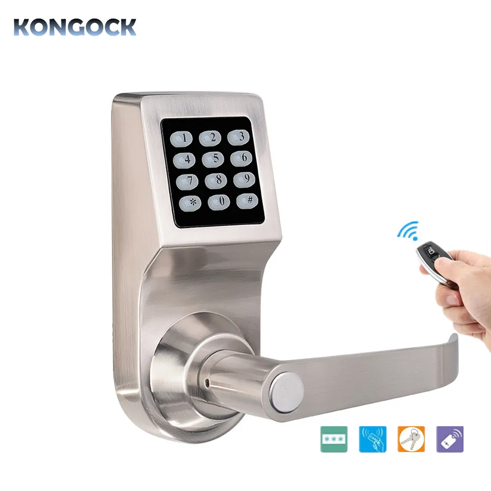 BEST  Electronic bluetooth remote control digital code door Lock keyless RFID card access electril smart 