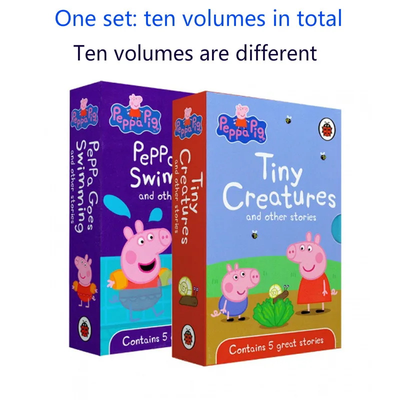 

Peppa Pig Book Children's English Fairy Tale Book Picture Book Cartoon Anime Boy Girl Book Early Education Puzzle Birthday Gift2