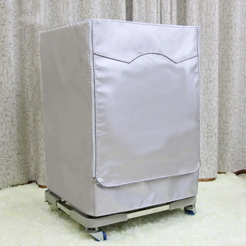 Fully Automatic Roller Washer Sunscreen Washing Machine Waterproof Cover Dryer Polyester Silver Dustproof Washing Machine Cover