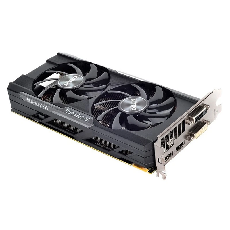Видеокарта SAPPHIRE R9 370 4G D5 GDDR5 370X 4 Гб 256Bit графические карты DisplayPort б/у|Материнские