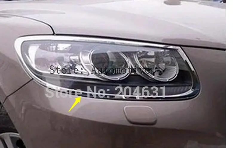 Хромированная передняя фара для Hyundai Santa Fe 2007 2008 2009 2010 2011 2012 | Автомобили и