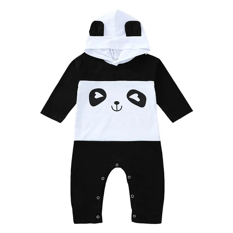 

Autumn Fashion Newborn Toddler Cotton Long-sleeved Panda Pattern Baby Romper Baby Boy Girl clothes Infant Outfits