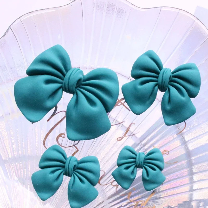 20Pcs New Resin Bowknot Crafts Accessories DIY Earrings Necklaces Decorative Material Patch Woman Handmade Craft Supplies Resin