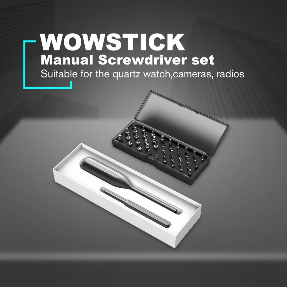 Wowstick 42 в 1 ручная Отвертка Набор для телефона Камера Портативный точность многофункциональная отвертка, Ремонт Инструменты
