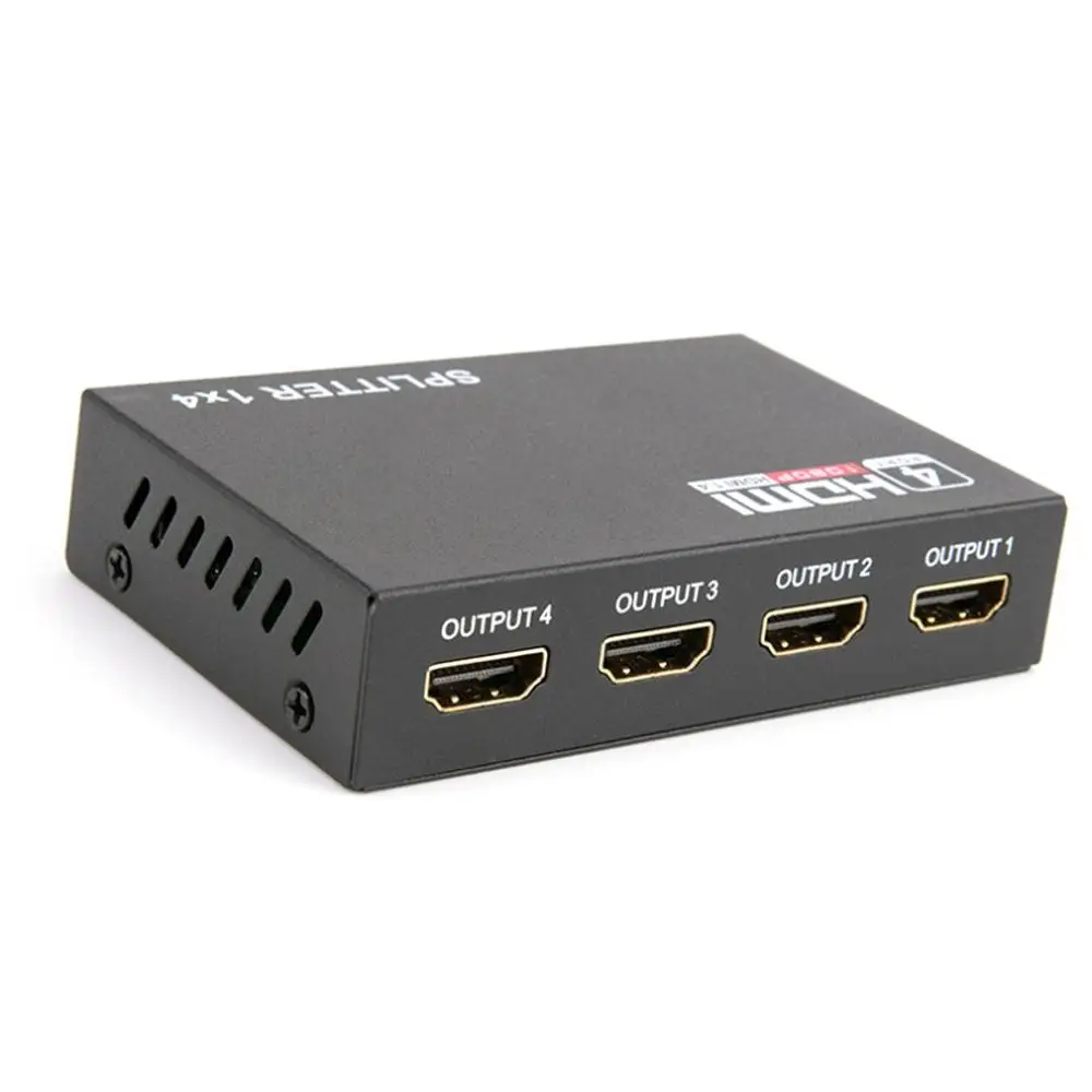 HDMI сплиттер HDCP 4K 1x2 Out усилитель сигнала мощности 1080P 3D 1x4 аудио сплиттер HDMI конвертер HDMI адаптер