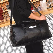 Водонепроницаемая спортивная сумка из искусственной кожи для фитнеса; Большая вместительная сумка на одно плечо для путешествий с обувью; многофункциональная сумочка