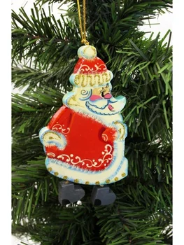 

Christmas tree toy with legs Santa Claus