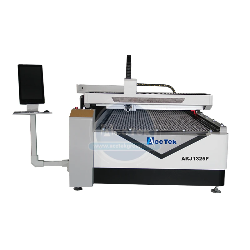  Low price 1000W fiber laser cutting machines and equipments laser cutter with computer AKJ1325F