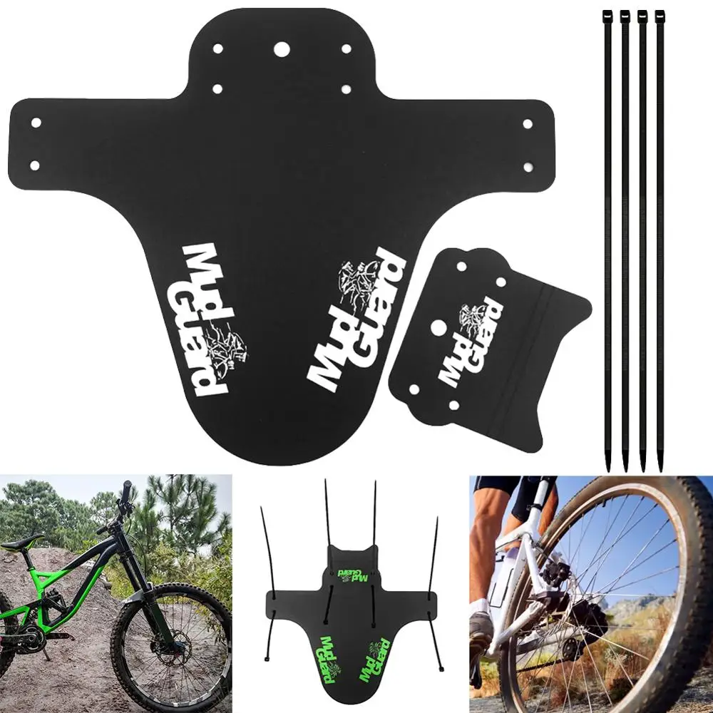 

5 Color Plastic Colorful Bicycle Fenders Front Rear Bike Mudguard Mud Fender Bike Wings Guard Cycling Accessories for Bicycle