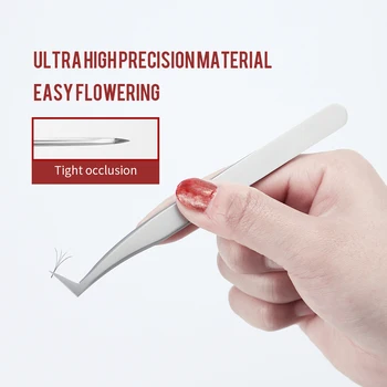 

Anti-static ESD ST GL 6A-SA Stainless Steel Tweezers Eyelash Extension Industrial Precision Curved Straight Tweezers Tool