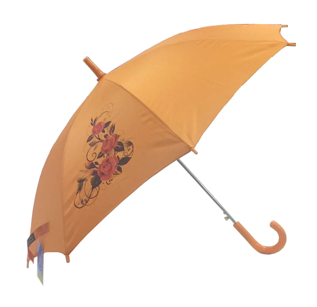 Promotion umbrella Ex-factory Автоматический Открытый Защита окружающей среды анти-гром стекловолокна белый безопасный бегун Детский зонтик Детский рекламный зонтик - Цвет: Promotion umbrella