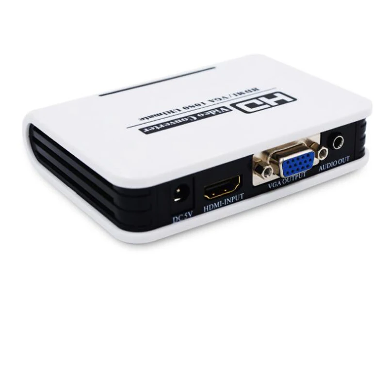 VGA to HDMI audio converter female to female VGA in HDMI out for PC laptop to HDTV monitor