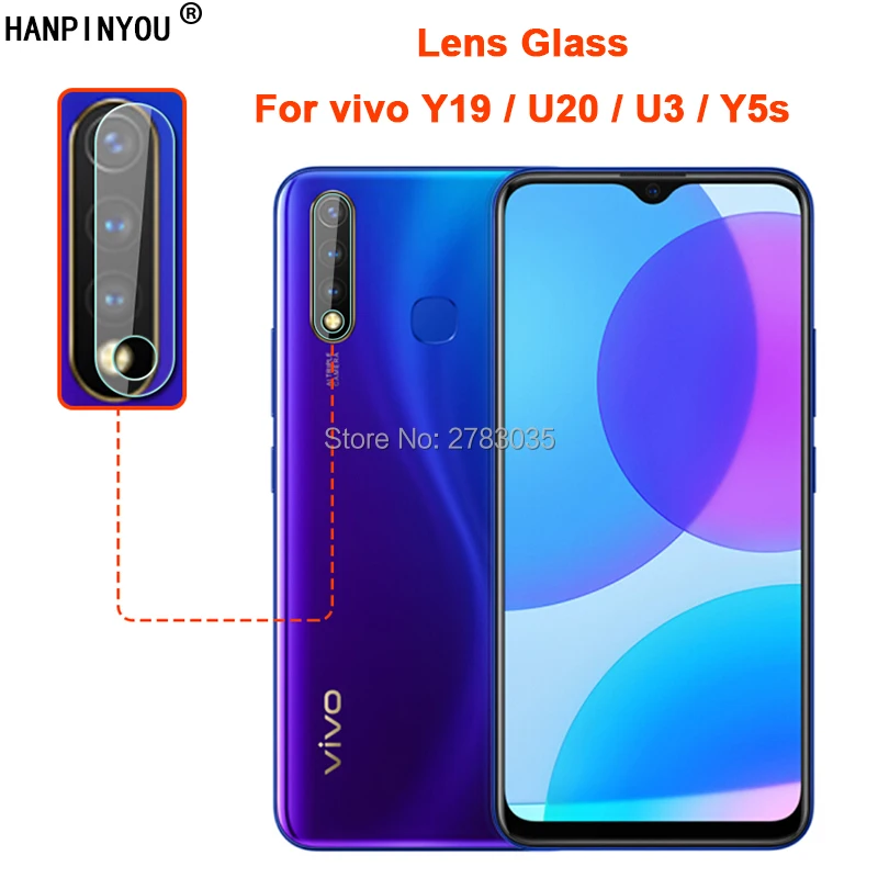 For vivo Y19 U20 U3 Y5s Clear Ultra Slim Back Camera Lens