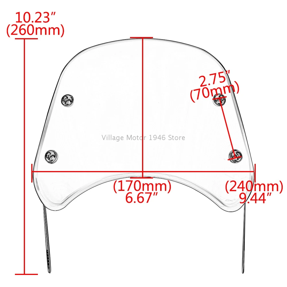 serve para harley, yamaha, suzuki, motocicleta, 5-7 polegadas