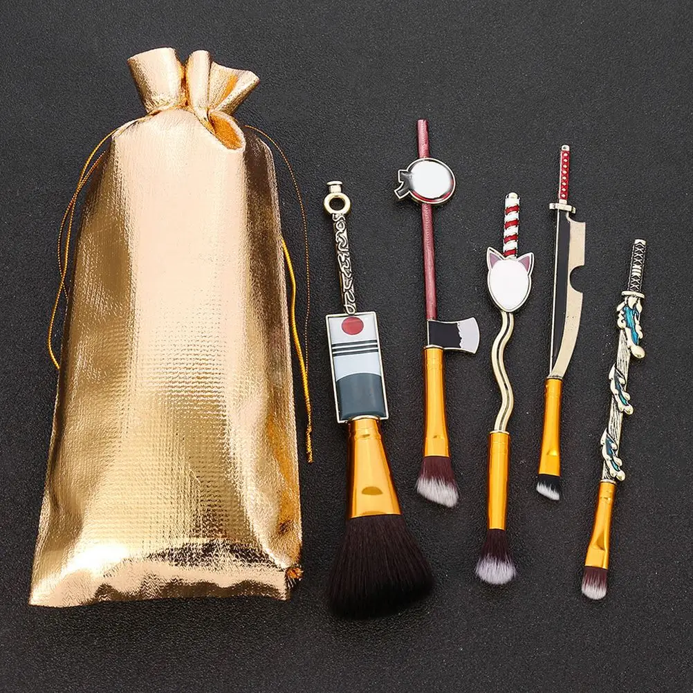 Набор кистей для макияжа 5 шт. | Красота и здоровье