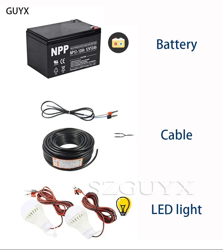 10W Home Solar Power Small System 12V Solar Panel For Mobile Phone Charging Lighting Night Market Outdoor