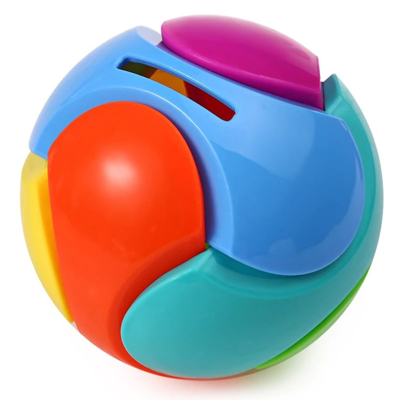 Блоки мяч Творческий Копилка обучение маленьких детей DIY пластиковые 3D сборки