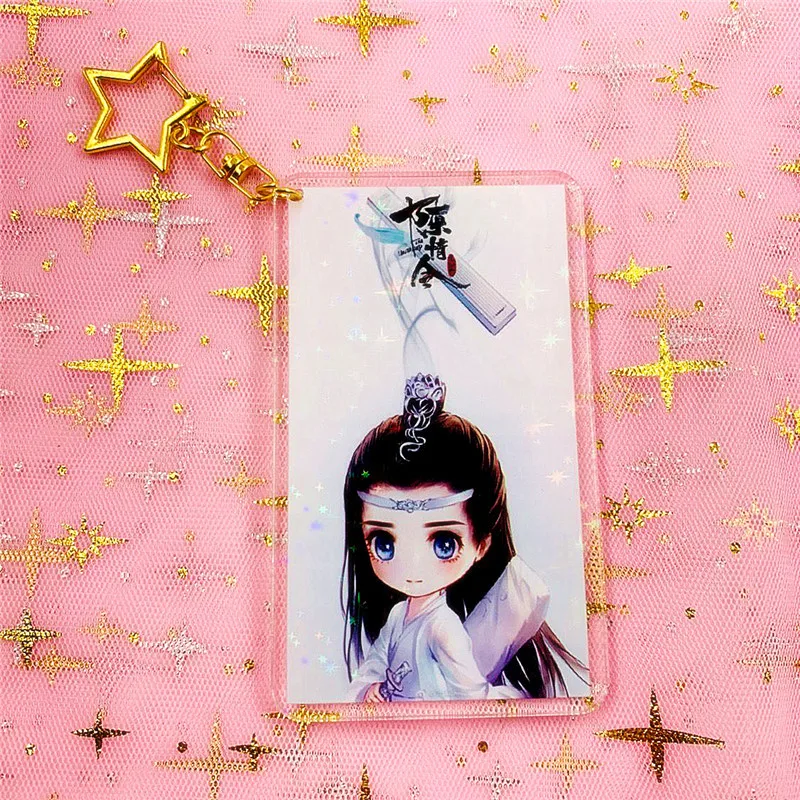 Аниме Grandmaster of Demonic Cultivation брелок Lan Wangji Wei Wuxian акриловый брелок основатель Diabolism Untamed cute fun
