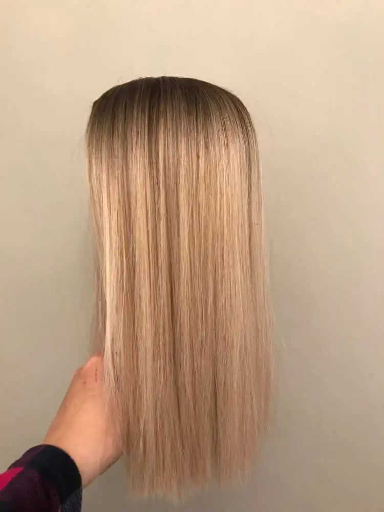 FAVE парик парики женские короткие прямые Ombre Боб черный пепельный Лен коричневый розовый синтетические парики для черных женщин 12 дюймов средняя часть Glueless Косплей парики - Цвет: 1b 15 18