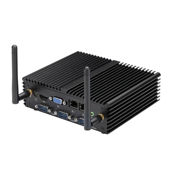 

Mini PC Windows 10 4G DDR3L 4K HTPC Desktop Computer for Intel J1900 Quad-Core Fanless HDMI VGA WiFi