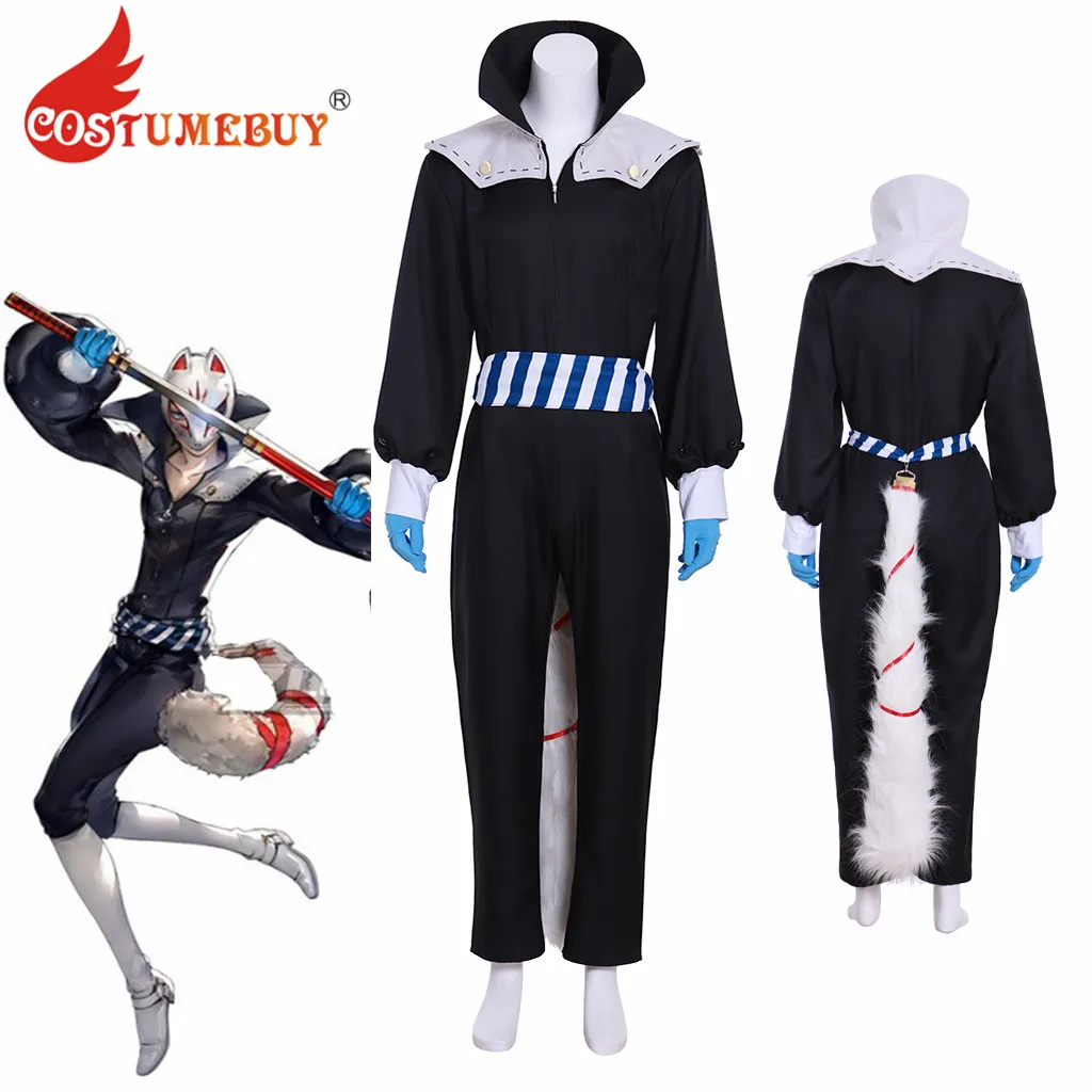 

CostumeBuy Game Persona 5 Fox Yusuke Kitagawa Cosplay Costume Anime P5 Cosplay Costume Custom Made L920