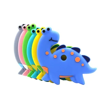 

Cartoon Silicone Baby Teethers BPA Free Animal Giraffe Infant DIY Ring Teether Toddler Silicone Chew Charms Kids Teething Toys
