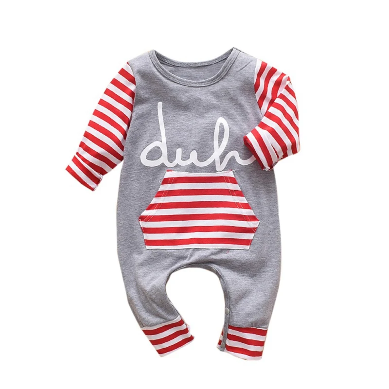 

Newborn Toddler Infant Baby Boys Girls Romper Long Sleeve Jumpsuit Playsuit Baby Outfits Clothes