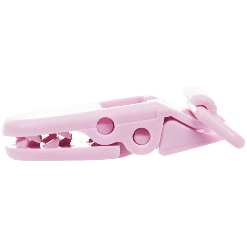 20 шт Детские Т-образные пластиковые зажимы для пустышки пустышка стильный значок держатель белый и розовый