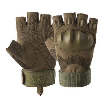 

Half Finger Army Tactical Gloves Non-slip Outdoor Shooting Hunting Hiking Gloves Hard Knuckle Military Airsoft Paintball Gloves