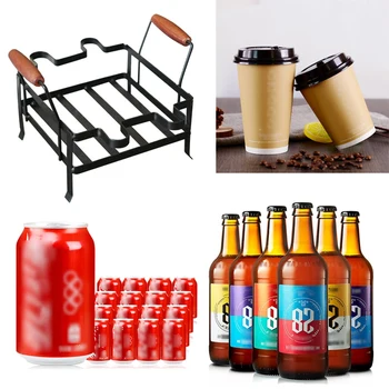 

Iron Coffee Mug Handle Basket Coffee Cups Drain Organizer Holder Rack Kitchen Living Room Accessory