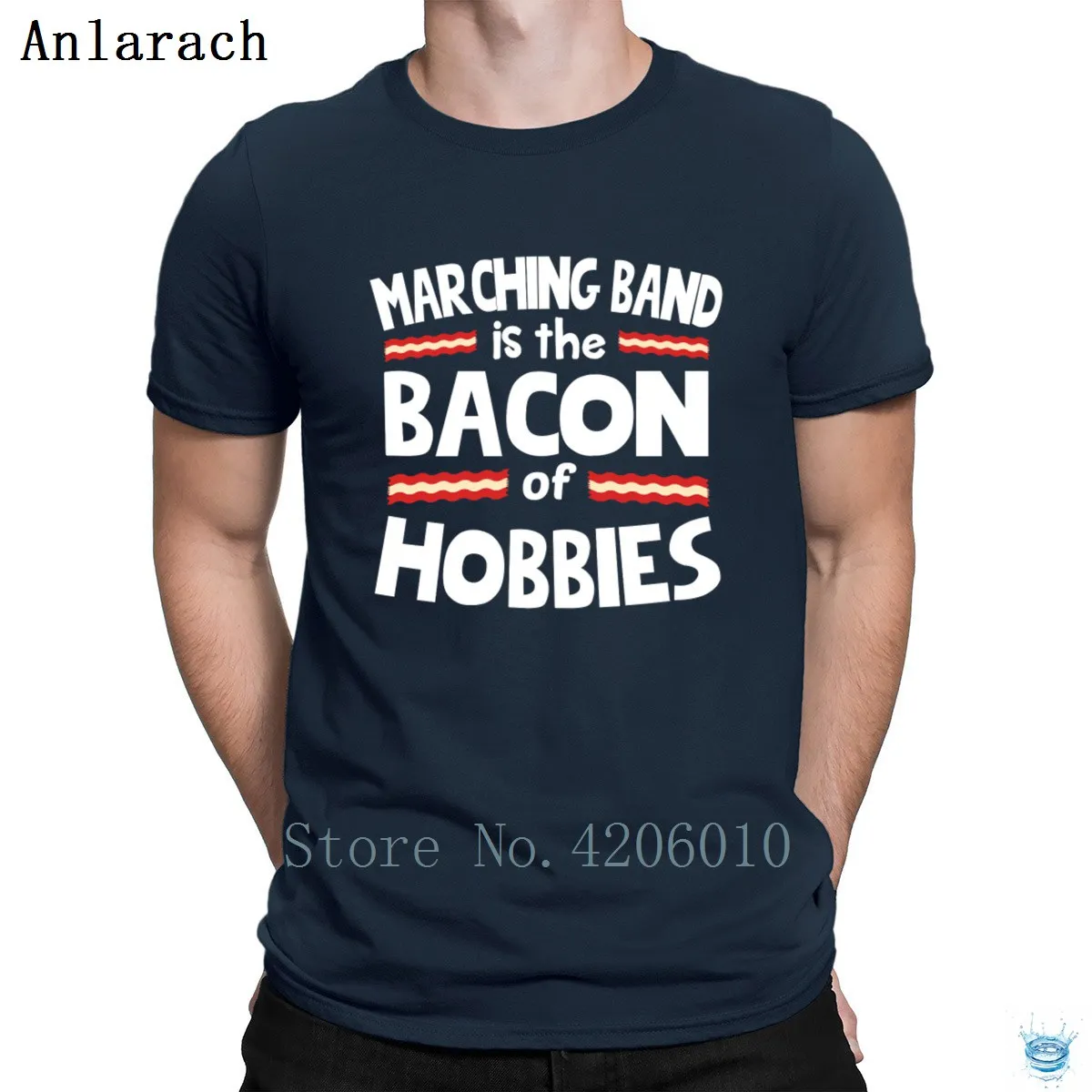 Marching Band Is The Bacon Of Hobby футболка с надписью, дешевая распродажа, летняя мужская футболка, лучшая потрясающая футболка с круглым вырезом и принтом