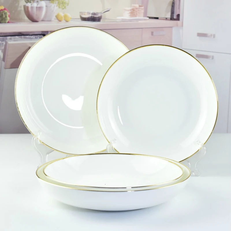 Bone China Пномпень Белая Керамика бытовая оригинальность блюдо для супа десерт диск сэндвич Хот дог сумка в виде ананаса паста посуда