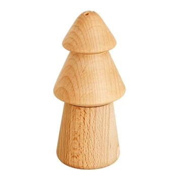

Environmental protection toothpick boxes beech toothpick box practical home kitchen bar utensils pine-shaped toothpick boxes New