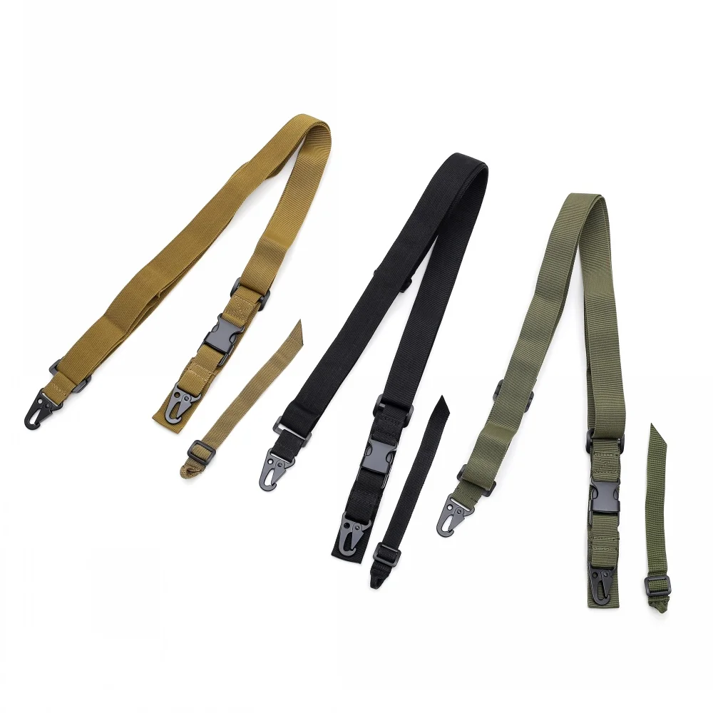 

Abay Tactical Gun Sling 3 Point Bungee Airsoft Rifle Strapping Belt Military Shooting Hunting Accessories Three Point Gun Strap