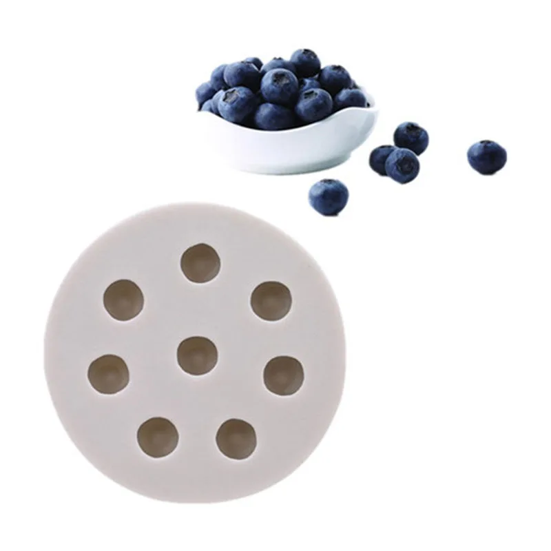 3D Raspberry Blueberry Shape Silicone Mold Chocolate Fondant Candy Baking Tool Cake Decorating Tools Kitchen Baking Moulds