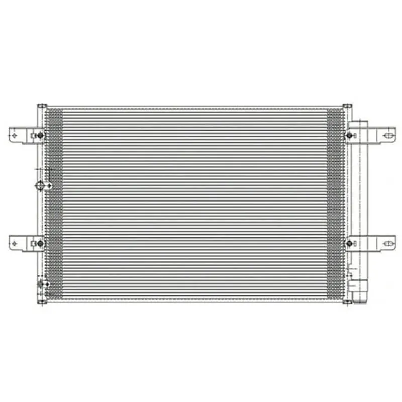 A/C AC кондиционер конденсаторный радиатор для FORD EDGE LINCOLN MKX 3.5L V6 07-2010 7T4Z19708A 7T4Z19708B fo30214