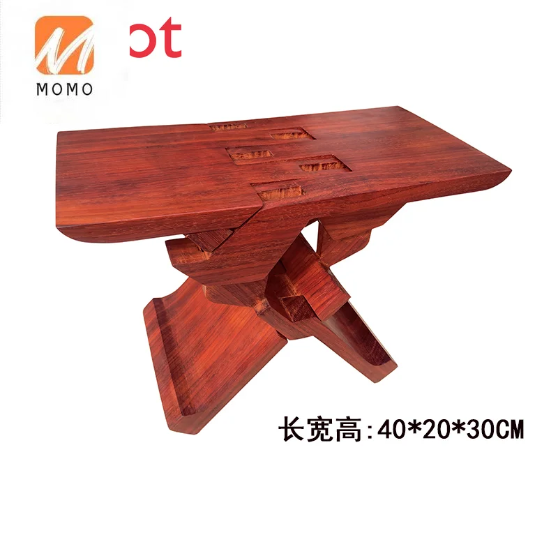 

High-End Customized I Chinese Luban Stool Folding Stool Portable Fishing Stool Retro Handmade Solid Wood Shoe Changing Stool